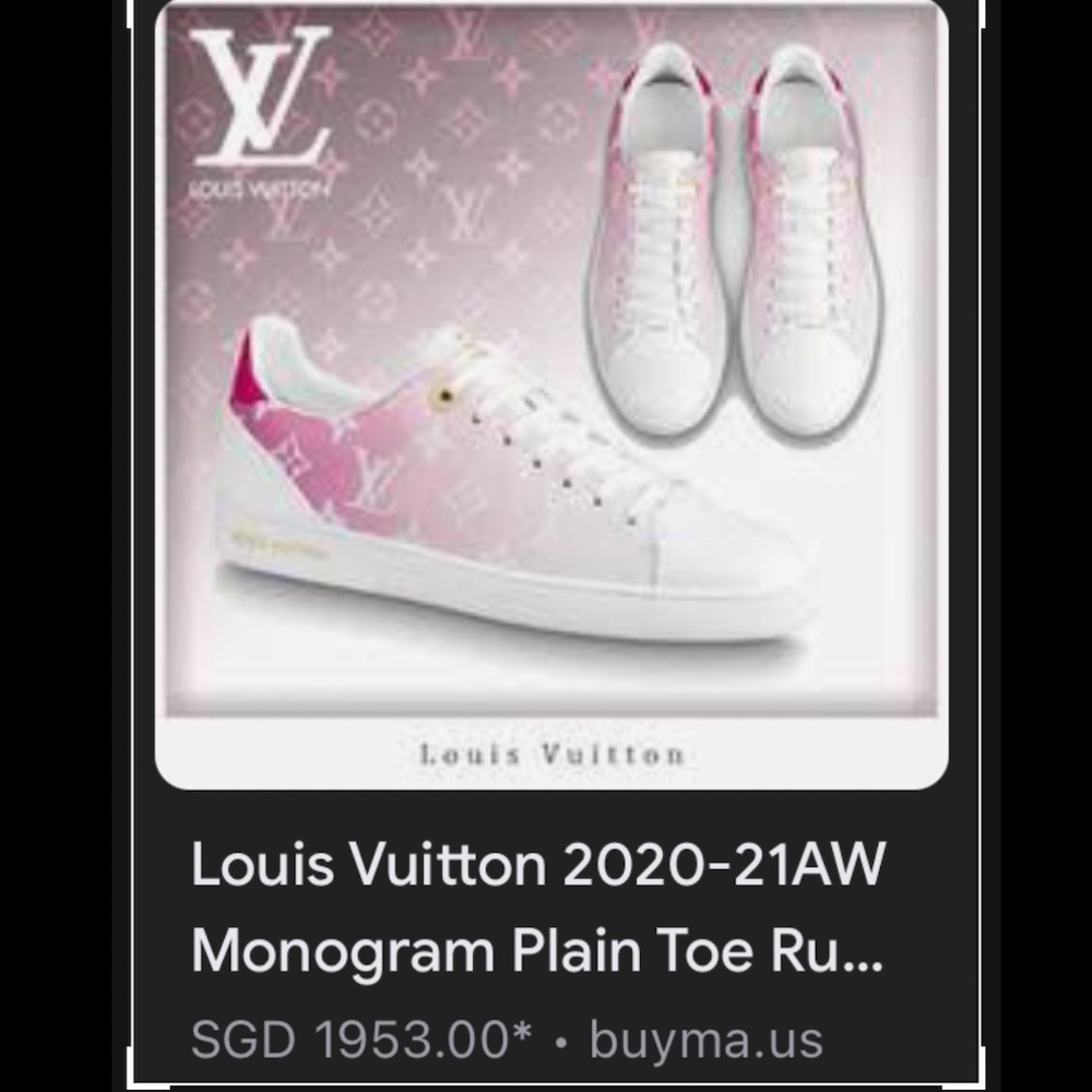 💕SOLD💕Louis Vuitton 2020 front row sneakers pink - Picture 7 of 8